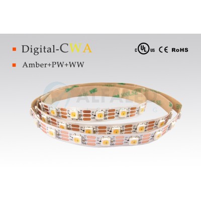 LED pás PREMIUM QUALITY 18W/5V CW+WW+AMBER - WS2811