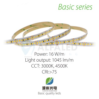 LED pás BASIC series 16W/24V, 196 LED/m 2835