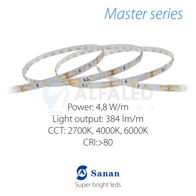 LED pás MASTER series 4,8W/12V, 60 LED/m 3528