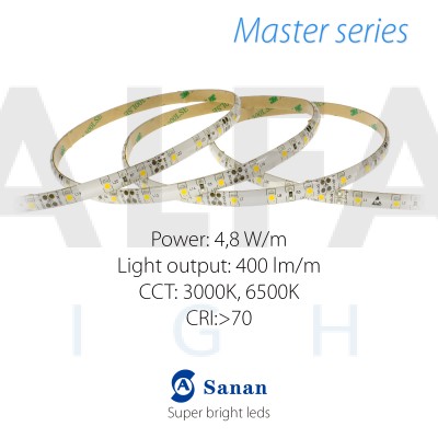 LED pás MASTER series 4,8W/12V 60 LED/m - vode odolný OLD